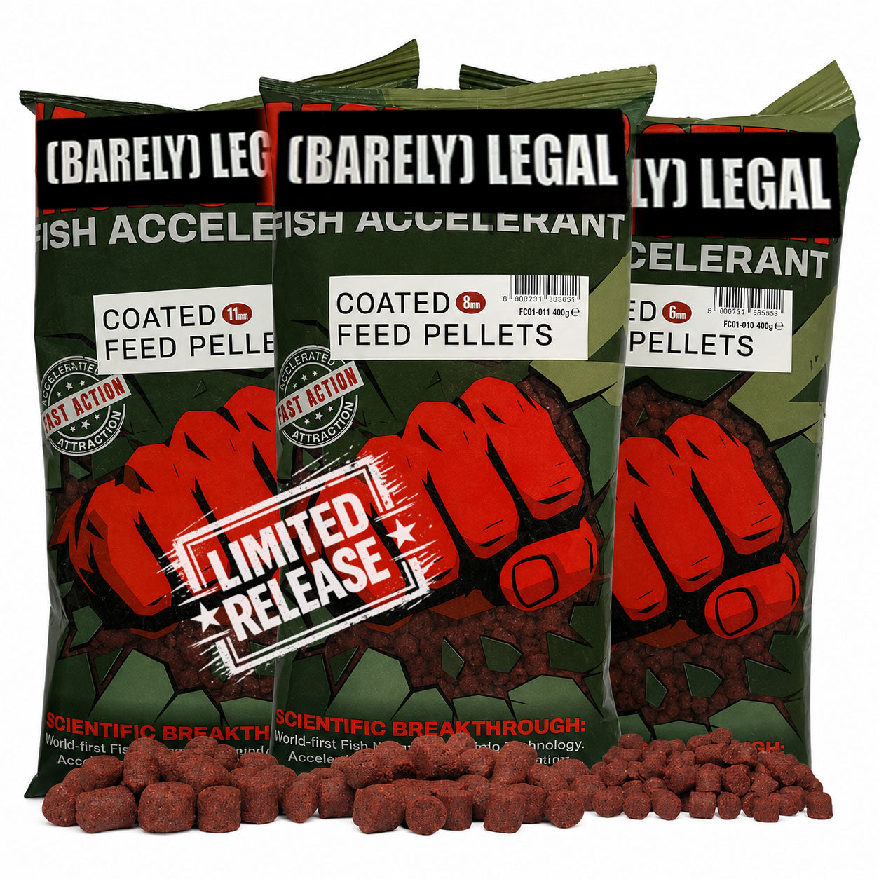 
                  
                    Fjuka Carp Fish Accelerant Coated Feed Pellets (400g)
                  
                