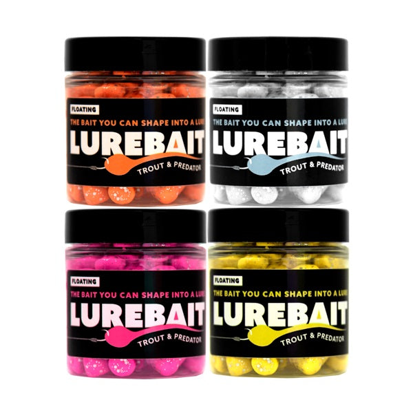 Lurebait with Glitter 9mm - Quad Pack